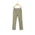 Jean fille kaki blanchi