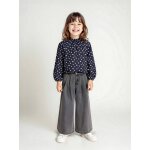 Jean fille large à pinces denim gris Jean fille large à pinces denim gris