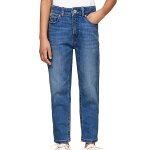 Jean fille tapered bleu