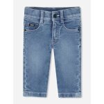 Jean gar�on � bouton bleu jean