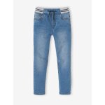 Jean garon droit facile  enfiler denim effet molleton double stone