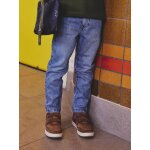 Jean gar�on droit large stone