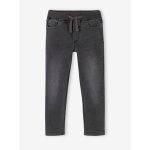 Jean gar�on indestructible droit relax facile � enfiler denim gris