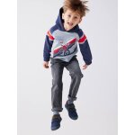 Jean gar�on indestructible droit relax facile � enfiler denim gris