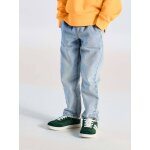 Jean gar�on large facile � enfiler denim bleached