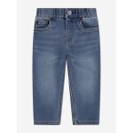 Jean gar�on slim dobby pull on bleu