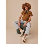 Jean de grossesse droit bandeau seamless denim bleached