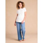 Jean de grossesse large bandeau seamless stone