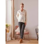 Jean de grossesse mom bandeau sans couture gris Jean de grossesse mom bandeau sans couture gris
