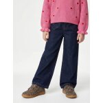Jean large fille denim brut
