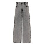 Jean large fille electra gris