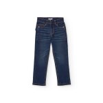 Jean long pour garçon en denim foncé bleu marine Jean long pour garçon en denim foncé bleu marine