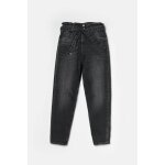Jeans loose, large boyfit, longueur 34 black / black