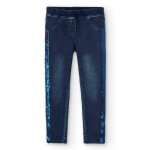 Jeans maille bleu