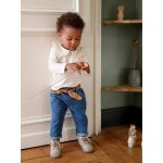 Jean paperbag avec ceinture b�b� denim stone