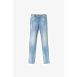 Jeans power skinny taille haute, longueur 34 blue
