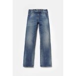 Jeans pulp slim taille haute, longueur 34 blue