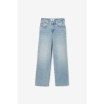 Jeans regular, droit pulp slim taille haute, longueur 34 blue