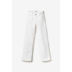 Jeans regular, droit pulp slim taille haute, longueur 34 white