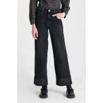 Jeans regular, droit revers, longueur 34 black / black