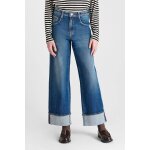 Jeans regular, droit revers, longueur 34 blue