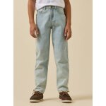 Jean relax gar�on denim bleach