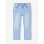 Jean slim fille morphologik tour de hanches large denim bleached