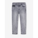 Jean slim fille morphologik tour de hanches large denim gris