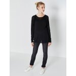 Jean slim stretch de grossesse entrejambe 85 denim black