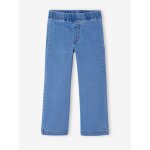 Jean tregging fille large bleu moyen