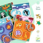 Jeu d'apprentissage loto wood multicolore