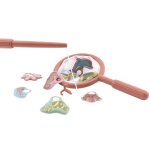 Jeu de bain p�che � la ligne rose rose