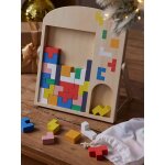 Jeu des blocs colors en bois fsc bois