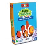 Jeu de cartes - d�fis nature junior - merveilles de la mer - fabriqu� en france multicolore