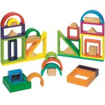 Jeu de construction arc - en - ciel multicolore