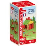 Jeu de construction mon chalet en bois 95 pi�ces marron