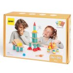 Jeu de construction et d'�quilibre piks + stix 96 pi�ces vert