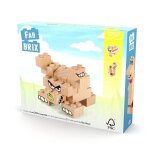 Jeu de construction fabbrix animaux de la ferme beige