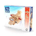 Jeu de construction fabbrix transports beige