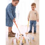 Jeu de croquet en bois fsc� multicolore