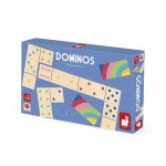 Jeu de dominos en bois 28 pi�ces multicolore