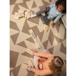 Jeu domino g�ant en bois fsc - jeu de soci�t� famille - jeu g�ant multicolore