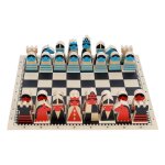 Jeu d'echecs en bois - on the move multicolore