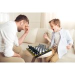 Jeu d'échecs Électronique lumineux harry potter avec effets sonores noir Jeu d'échecs Électronique lumineux harry potter avec effets sonores noir