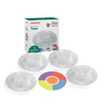 Jeu �ducatif de tri 4 plateaux transparents pour apprendre les formes et les couleurs multicolor