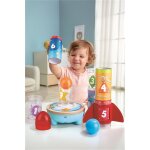 Jeu d'empilage avec fus�e et balle � air puls� multicolore