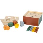 Jeu d'encastrement montessori beige