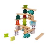 Jeu d'�quilibre animaux equilibristes en bois multicolore