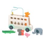 Jeu d veil en bois bus animo beige