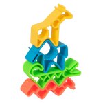 Jeux d'�veil � empiler - animaux multicolor